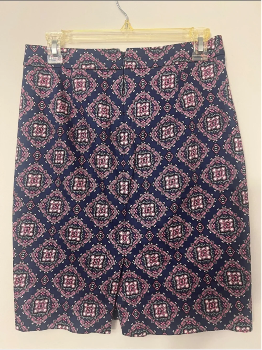J Crew Geometric Print Pencil Skirt